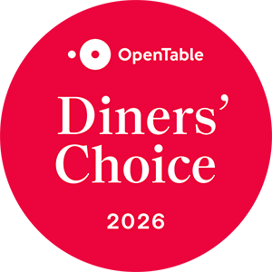 OpenTable Diners' Choice 2026 badge