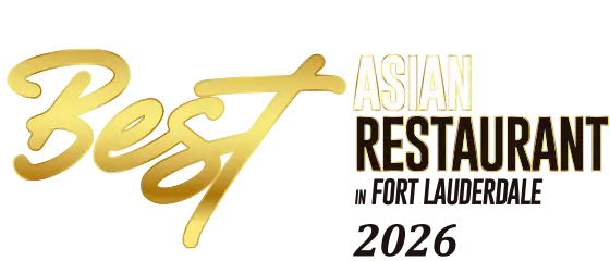 Voted Best Asian Restaurant in Fort Lauderdale badge